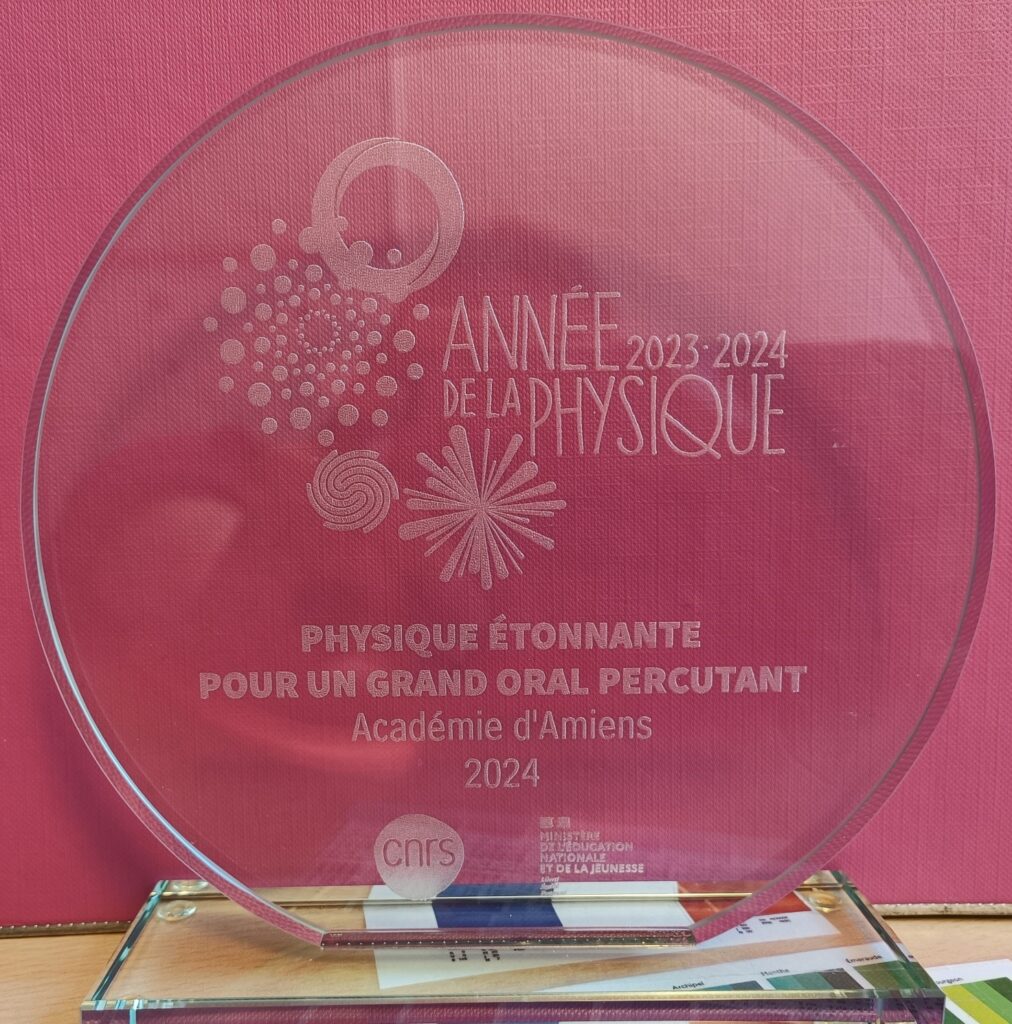 prix physique étonnante pour un grand oral percutant amiens